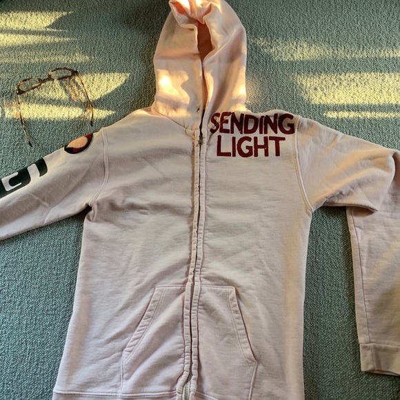Baby pink FREE CITY hooded sweatshirt - Picture 1 of 5